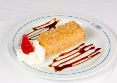 les dunes suites restaurante postre turron